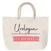 Sac Fête des Mères Mamie Famille Idée Cadeau anniversaire Noël Travail Boulot Métier Départ Retraite Collègue Femme cabas shopping plage