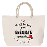 Sac Fête des Mères Mamie Famille Idée Cadeau anniversaire Noël Travail Boulot Métier Départ Retraite Collègue Femme cabas shopping plage