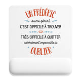 Tapis de souris ergonomique avec repose-poignet, accessoire bureau pour femme et homme, fête des pères, cadeau pas cher, idée cadeau fête des mères, secret santa, départ à la retraite, télétravail et gaming