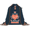 sac a dos femme bleu coton recycle avec pochette cadeau original pour collegue amie prof ou soeur idee cadeau femme noel anniversaire secret santa ou depart a la retraite sac pratique chic et ecoresponsable design breton elegant