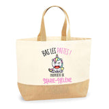 Sac Jute Fête des Mères Fêtes des Pères Mamie Papi Famille Idée Cadeau anniversaire Noël Travail Boulot Métier Départ Retraite Collègue Femme Homme