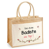 Sac Fête des Mères Mamie MAman Soeur Femme Famille Idée Cadeau anniversaire Noël Travail Boulot Métier Départ Retraite Collègue Femme cabas shopping plage