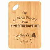 Planche bambou gravée personnalisée femme idée cadeau Fête des Mères apéro 30×20 prénom cuisine plateau fromage anniversaire noel maman mamie