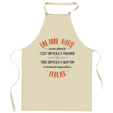 Cadeau Cuisinier cuisinière mère maman papa père mamie papi Vêtement Blouse de protection Barbecue Jardinage Tablier de Travail Tâches ménagères 