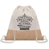 Sac Fête des Mères Mamie Maman Cadeau anniversaire Noël Travail Métier Départ Retraite Collègue Femme cabas shopping plage