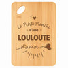 Planche bambou gravée personnalisée femme idée cadeau Fête des Mères apéro 30×20 prénom cuisine plateau fromage anniversaire noel maman mamie