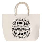 Sac Fête des Mères Mamie Famille Idée Cadeau anniversaire Noël Travail Boulot Métier Départ Retraite Collègue Femme cabas shopping plage