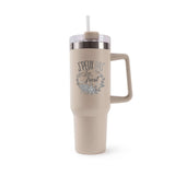 Mug isotherme Beige Tricot J'peux pas