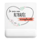 Tapis de souris ergonomique avec repose-poignet, accessoire bureau pour femme et homme, fête des pères, cadeau pas cher, idée cadeau fête des mères, secret santa, départ à la retraite, télétravail et gaming