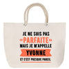 Sac Fête des Mères Mamie Famille Idée Cadeau anniversaire Noël Travail Boulot Métier Départ Retraite Collègue Femme cabas shopping plage