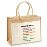 Sac Fête des Mères Fete des Pères Papi Mamie Famille Cadeau anniversaire Noël Travail Boulot Métier Retraite Collègue Femme Homme Cabas