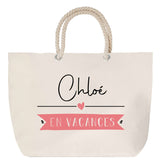 Sac Fête des Mères Mamie Famille Idée Cadeau anniversaire Noël Travail Boulot Métier Départ Retraite Collègue Femme cabas shopping plage