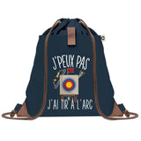 sac a dos bleu coton recycle avec pochette idee cadeau originale pour collegue ami prof ou membre de la famille cadeau mixte noel anniversaire secret santa ou depart au travail sac leger pratique et ecologique design breton moderne