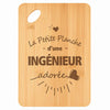 Planche bambou gravée personnalisée femme idée cadeau Fête des Mères apéro 30×20 prénom cuisine plateau fromage anniversaire noel maman mamie