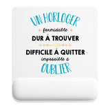 Tapis de souris ergonomique avec repose-poignet, accessoire bureau pour femme et homme, fête des pères, cadeau pas cher, idée cadeau fête des mères, secret santa, départ à la retraite, télétravail et gaming