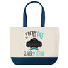Sac de shopping bleu J'peux pas Clavier Jeux PC