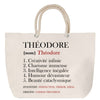Sac Fête des Mères Mamie Famille Idée Cadeau anniversaire Noël Travail Boulot Métier Départ Retraite Collègue Femme cabas shopping plage