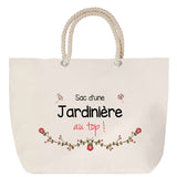 Sac Fête des Mères Mamie Famille Idée Cadeau anniversaire Noël Travail Boulot Métier Départ Retraite Collègue Femme cabas shopping plage