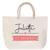 Sac Fête des Mères Mamie Famille Idée Cadeau anniversaire Noël Travail Boulot Métier Départ Retraite Collègue Femme cabas shopping plage