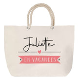 Sac Fête des Mères Mamie Famille Idée Cadeau anniversaire Noël Travail Boulot Métier Départ Retraite Collègue Femme cabas shopping plage