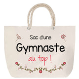 Sac Fête des Mères Mamie Famille Idée Cadeau anniversaire Noël Travail Boulot Métier Départ Retraite Collègue Femme cabas shopping plage
