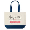 Sac de shopping bleu Psychiatre en Vacances