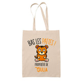 Sac tote bag réutilisable coton shopping Fête des Mères Mamie Famille Idée Cadeau anniversaire Noël Travail Boulot Métier Départ Retraite Collègue Femme