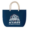 Sac de plage Bleu anse corde Karaté Légende Humour Geek