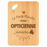 Planche bambou gravée personnalisée femme idée cadeau Fête des Mères apéro 30×20 prénom cuisine plateau fromage anniversaire noel maman mamie