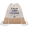 Sac Fête des Pères Papi Papa Cadeau anniversaire Noël Travail Boulot Métier Départ Retraite Collègue Homme cabas shopping plage