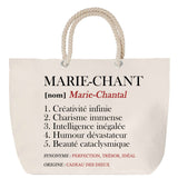 Sac Fête des Mères Mamie Famille Idée Cadeau anniversaire Noël Travail Boulot Métier Départ Retraite Collègue Femme cabas shopping plage