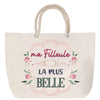 Sac Fête des Mères Mamie Famille Idée Cadeau anniversaire Noël Travail Boulot Métier Départ Retraite Collègue Femme cabas shopping plage