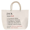 Sac Fête des Mères Mamie Famille Idée Cadeau anniversaire Noël Travail Boulot Métier Départ Retraite Collègue Femme cabas shopping plage