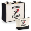 Cabas homme ou femme sac plage ou shopping tote bag pochette trousse Idée cadeau original pour anniversaire Noël travail départ retraite collègue famille fete des mères fetes des pères papa maman mamie papi