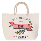 Sac Fête des Mères Mamie Famille Idée Cadeau anniversaire Noël Travail Boulot Métier Départ Retraite Collègue Femme cabas shopping plage
