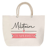 Sac Fête des Mères Mamie Famille Idée Cadeau anniversaire Noël Travail Boulot Métier Départ Retraite Collègue Femme cabas shopping plage