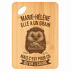 Planche bambou gravée personnalisée femme idée cadeau Fête des Mères apéro 30×20 prénom cuisine plateau fromage anniversaire noel maman mamie