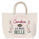 Sac Fête des Mères Mamie Famille Idée Cadeau anniversaire Noël Travail Boulot Métier Départ Retraite Collègue Femme cabas shopping plage