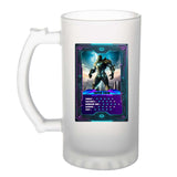 fete des peres papa carte geek gamer cadeau anniversaire noel chope verre à bière cervoise