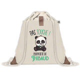 Sac à dos avec pochette Thibaud Pas Touche Panda