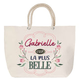 Sac Fête des Mères Mamie Famille Idée Cadeau anniversaire Noël Travail Boulot Métier Départ Retraite Collègue Femme cabas shopping plage