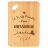 Planche bambou gravée personnalisée femme idée cadeau Fête des Mères apéro 30×20 prénom cuisine plateau fromage anniversaire noel maman mamie