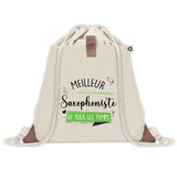 Sac à dos avec pochette Meilleur Saxophoniste de tous les temps