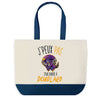 Sac de shopping bleu J'peux pas Pourdlard