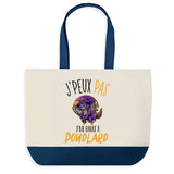 Sac de shopping bleu J'peux pas Pourdlard