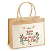 Sac Fête des Mères Mamie Famille Idée Cadeau anniversaire Noël Travail Boulot Métier Départ Retraite Collègue Femme cabas shopping plage