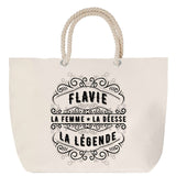 Sac Fête des Mères Mamie Famille Idée Cadeau anniversaire Noël Travail Boulot Métier Départ Retraite Collègue Femme cabas shopping plage