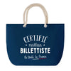 Sac de plage Bleu anse corde Certifié meilleur Billettiste