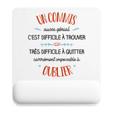 Tapis de souris ergonomique avec repose-poignet, accessoire bureau pour femme et homme, fête des pères, cadeau pas cher, idée cadeau fête des mères, secret santa, départ à la retraite, télétravail et gaming