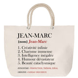 Sac Fête des Mères Mamie Famille Idée Cadeau anniversaire Noël Travail Boulot Métier Départ Retraite Collègue Femme cabas shopping plage